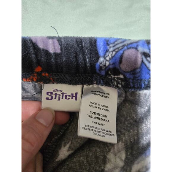 Disney Stitch medium women's Halloween jogger pajama pants - Picture 4 of 9